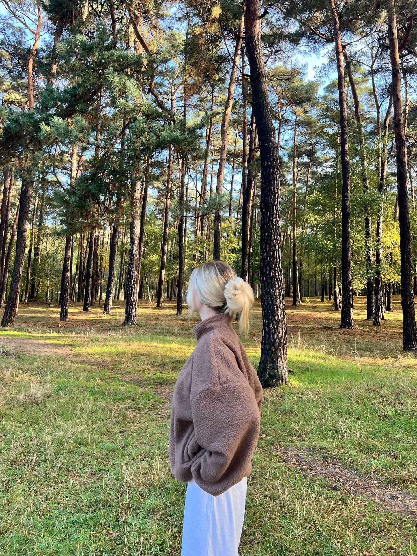 Teddy Fleece Jacket in Cottage Brown