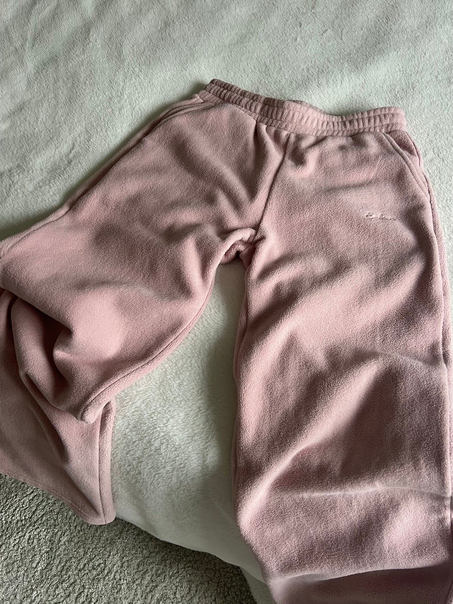 Fleece Pyjama Pants in Winter Blush