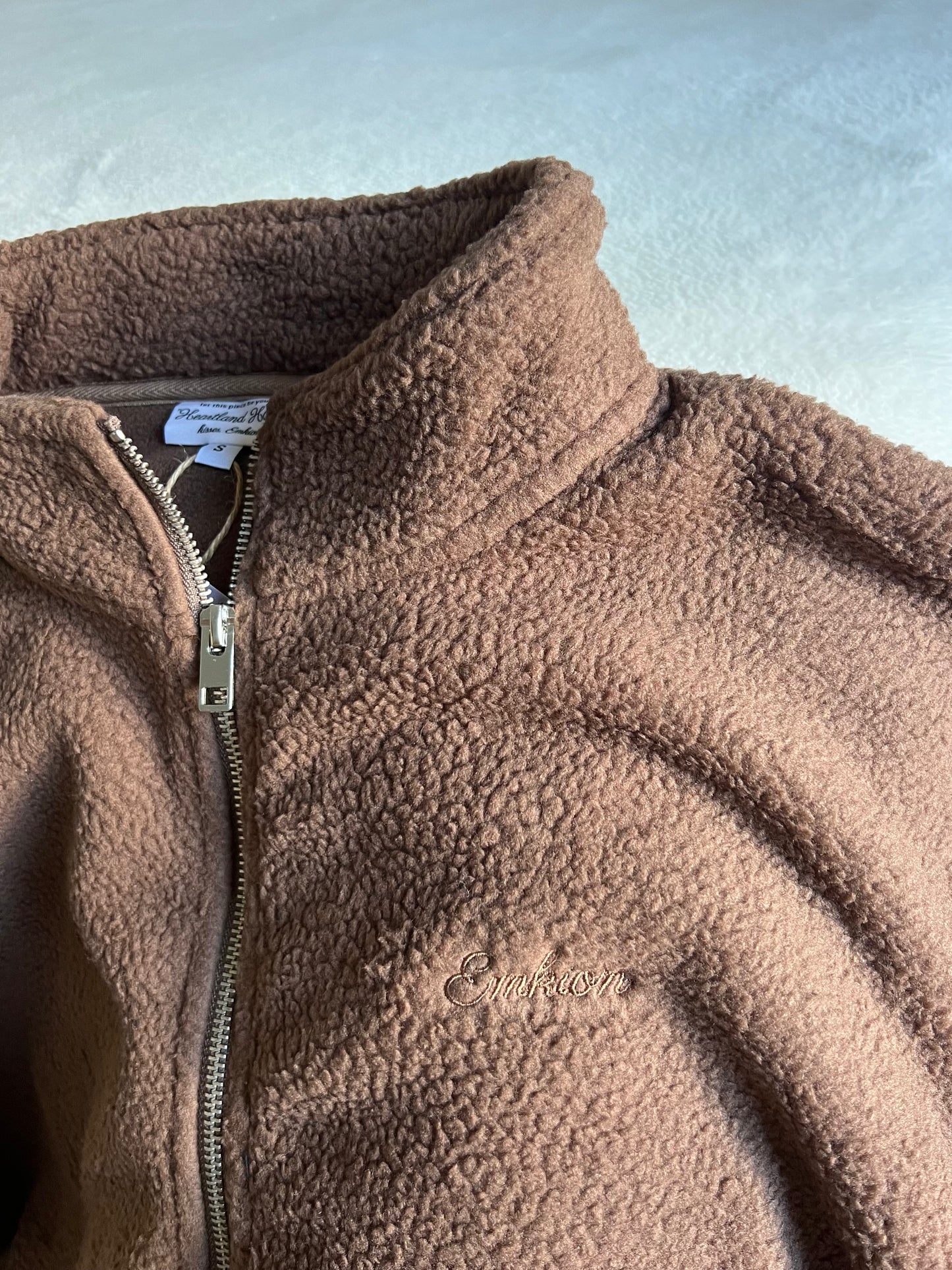Teddy Fleece Jacket in Cottage Brown